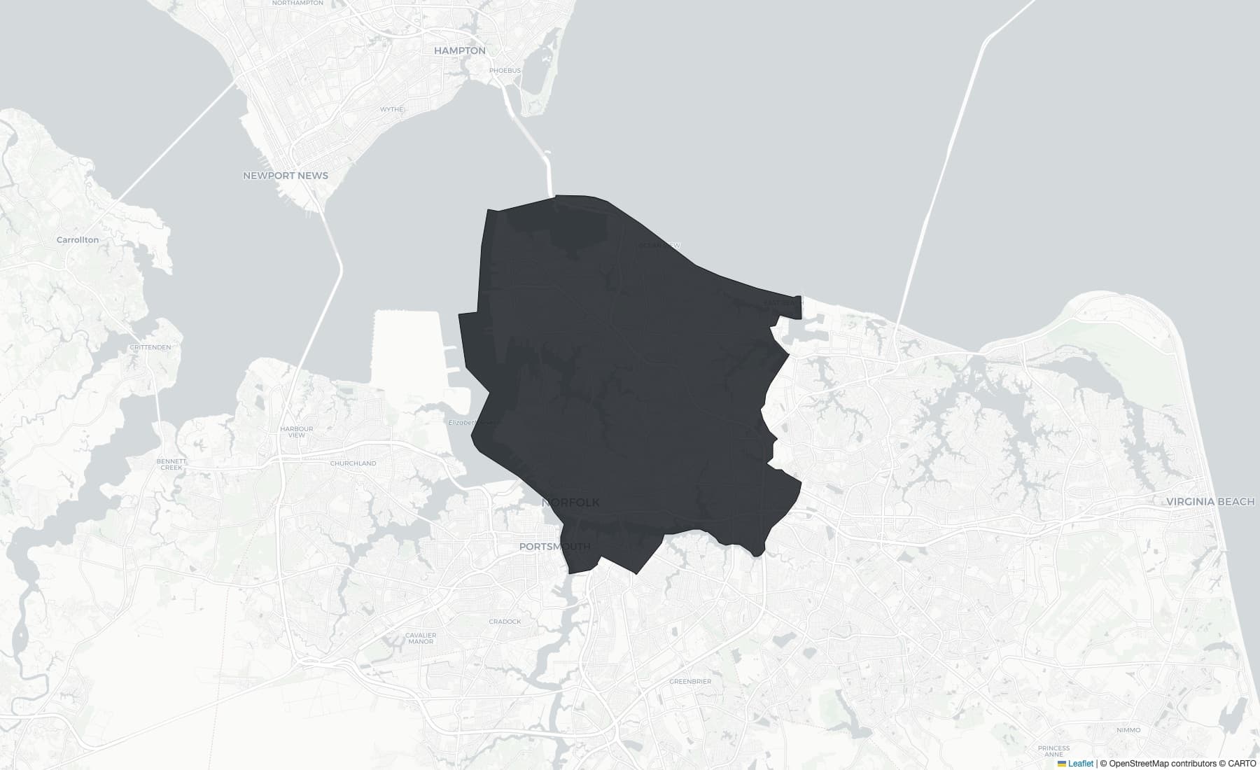 Map of Norfolk